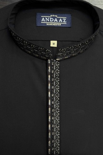 Herren shalwar kameez - herren, schwarz