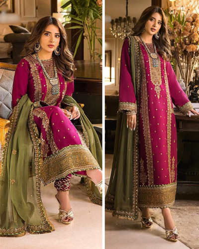 Pakistanisch indisch bestickt