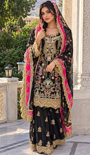 Damenanzug gharara kameez - gharara,