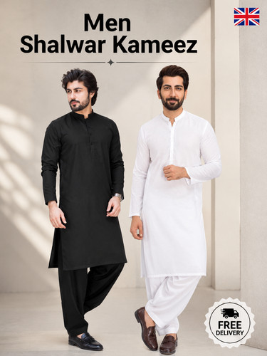Herren shalwar kameez schwarz - herren,