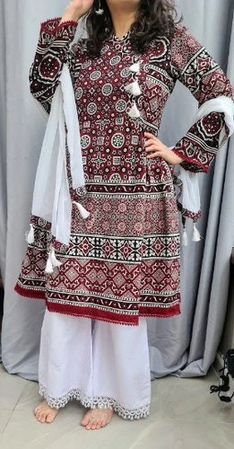 Pakistani ajrak kleid - pakistani,