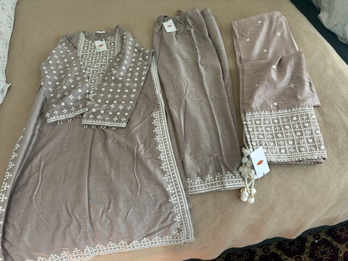 Khaadi bestickter teiliger - khaadi, 3-teiliger