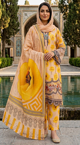 Damen hose kameez - damen, 3-teilig
